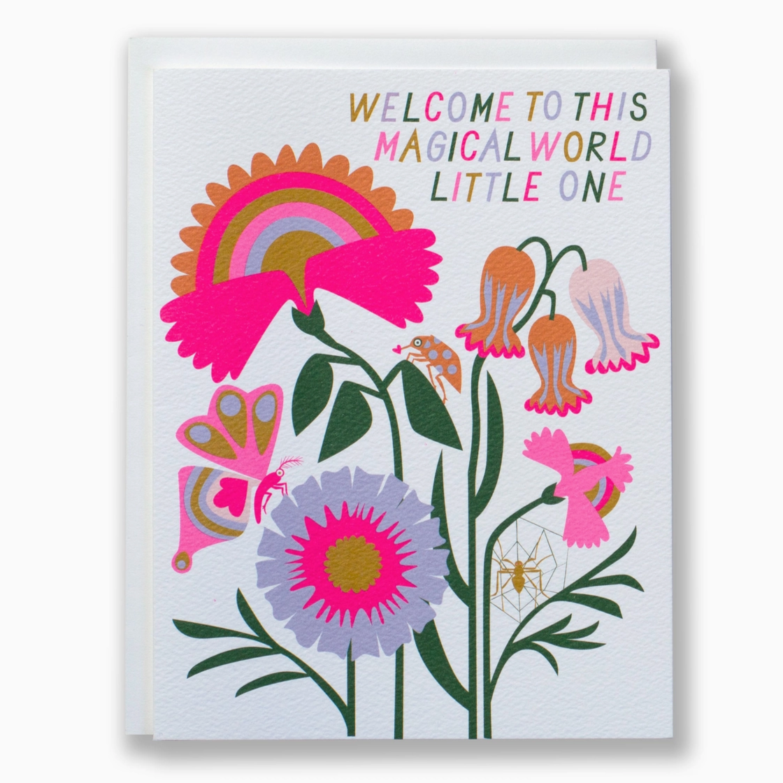Welcome To This Magical World Baby Note Card