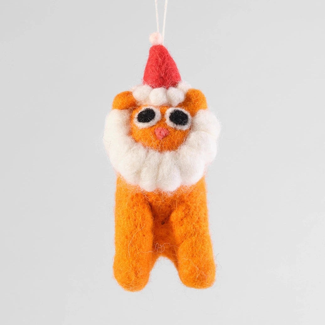 'Claws' Hanging Cat Felt Ornament · Wrap