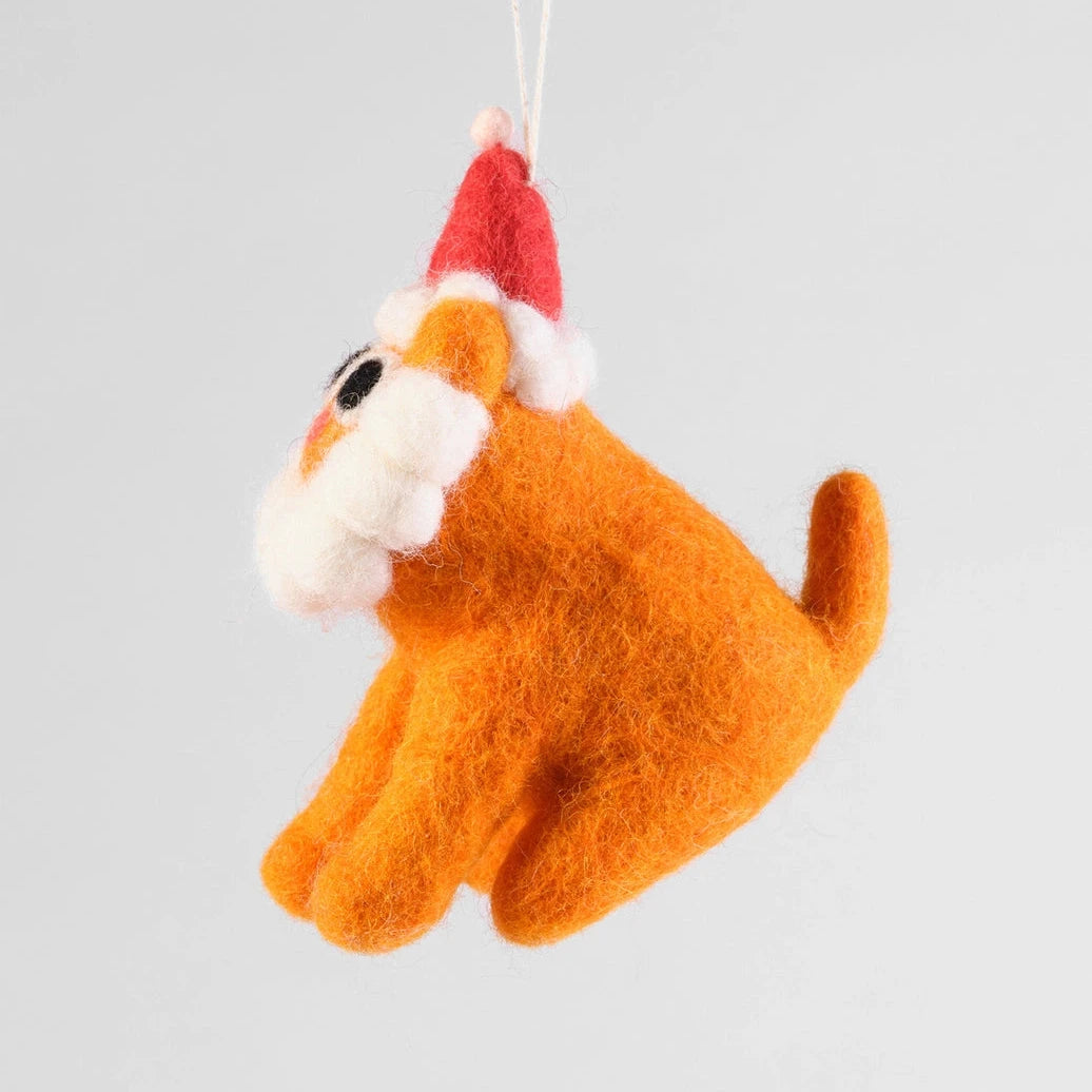 'Claws' Hanging Cat Felt Ornament · Wrap