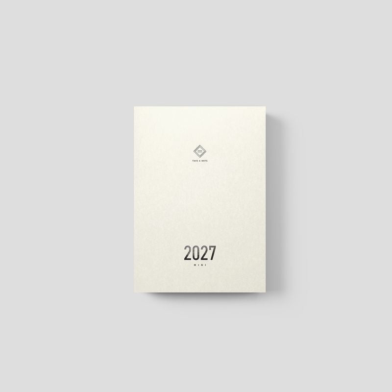 2027 TAKE A NOTE《A6 English| MINI PLANNER》