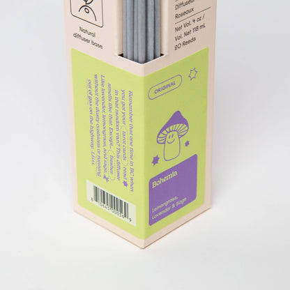 Bohemia (Lemongrass, Lavender & Sage) 4oz Reed Diffuser · Milk Jar Candle Co.