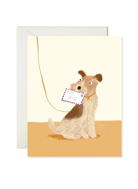 Mail Dog Greeting Card · Karen Schipper