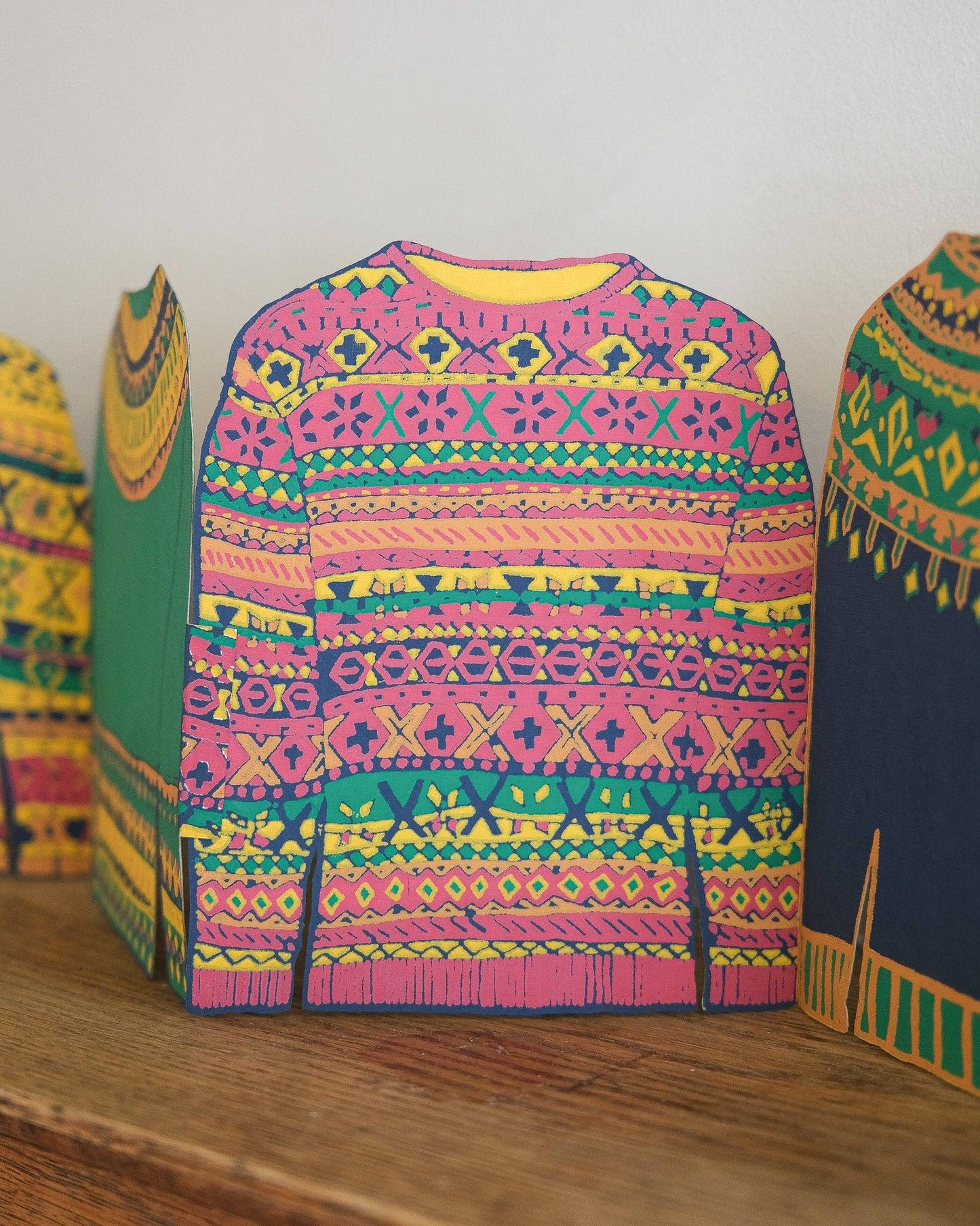 Fairisle Sweaters Concertina Garland · East End Press