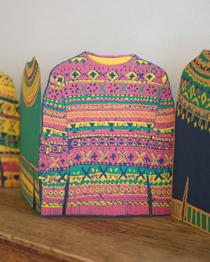 Fairisle Sweaters Concertina Garland · East End Press