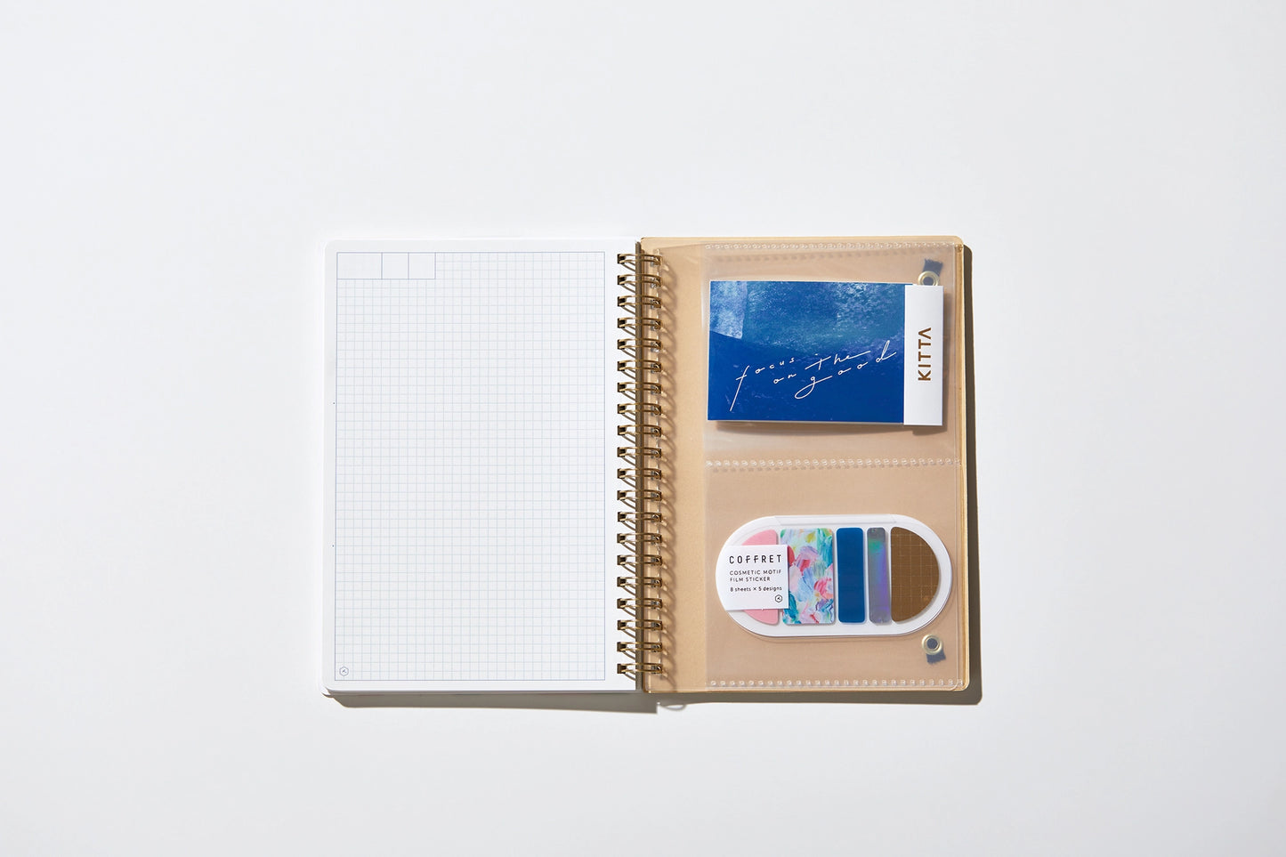Doggy Hitotoki Note Ring Notebook《Passport Size》 · King Jim