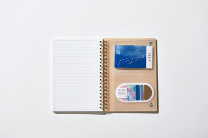 Doggy Hitotoki Note Ring Notebook《Passport Size》 · King Jim