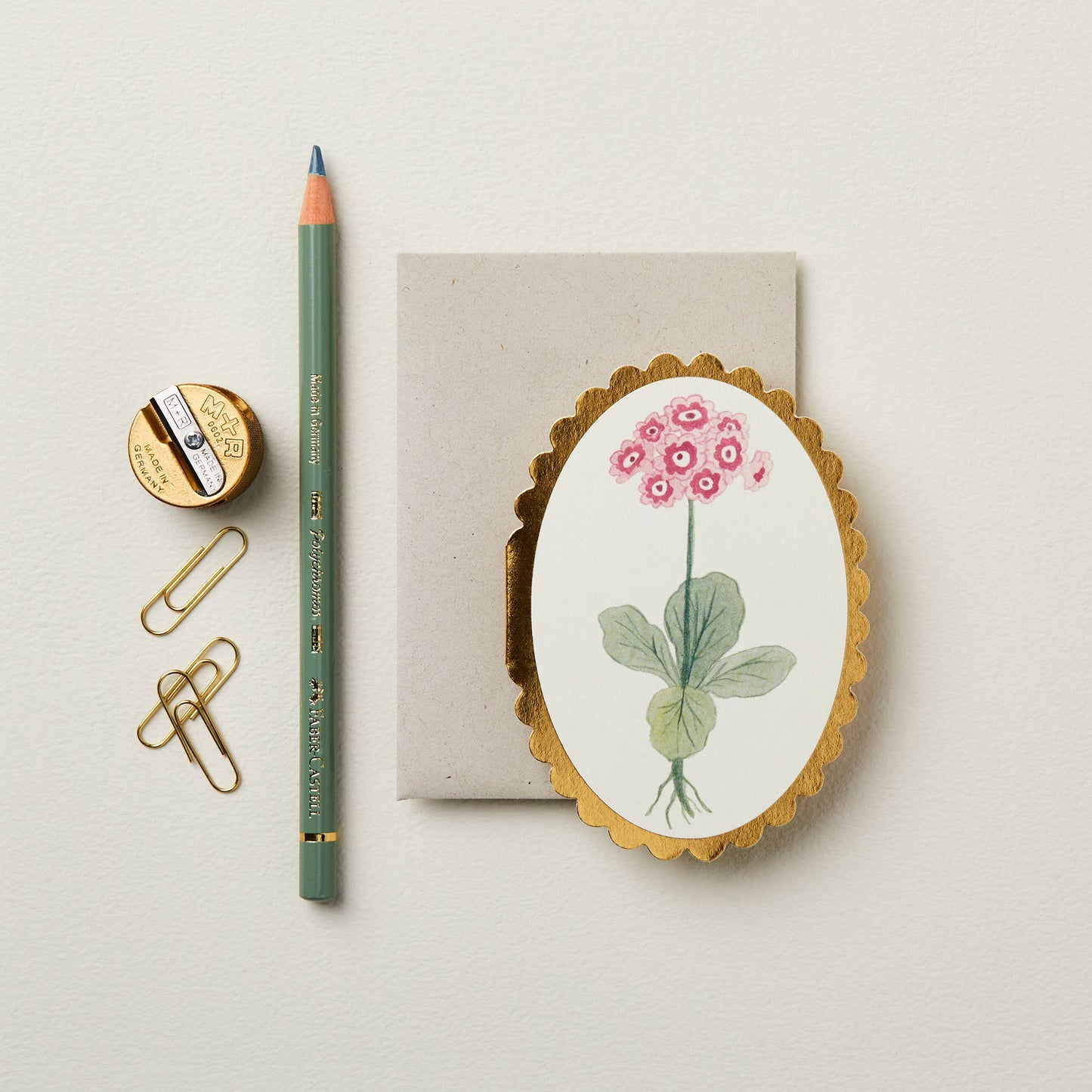 Auricula Mini Card · Wanderlust Paper Co