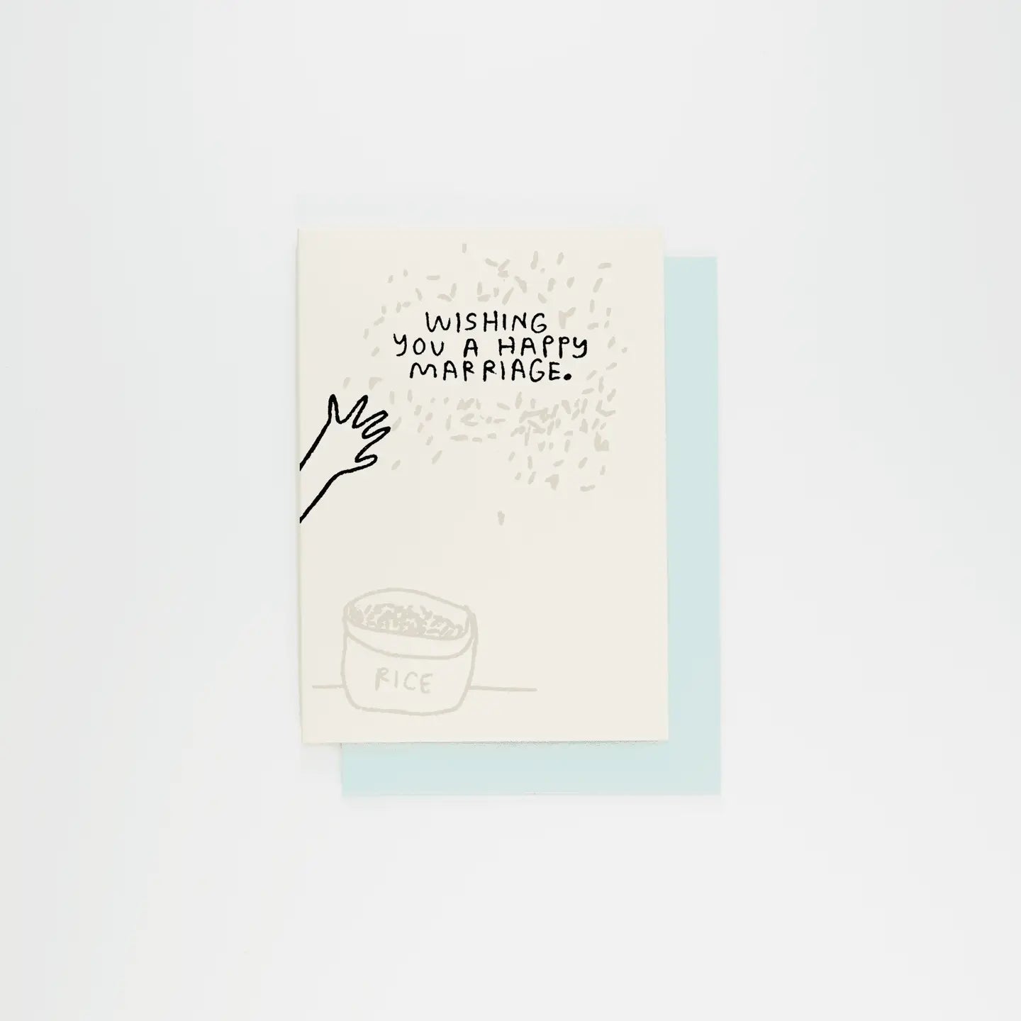 Rice Wedding Greeting Card