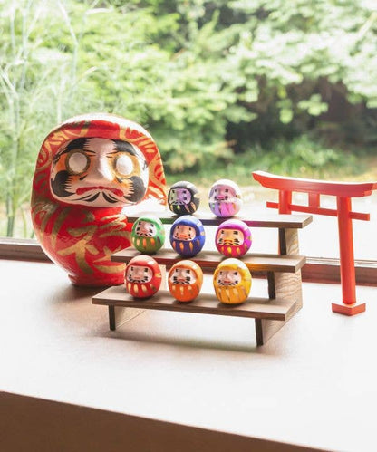 Shirakawa Mini Daruma: Yellow · Ametsuchi