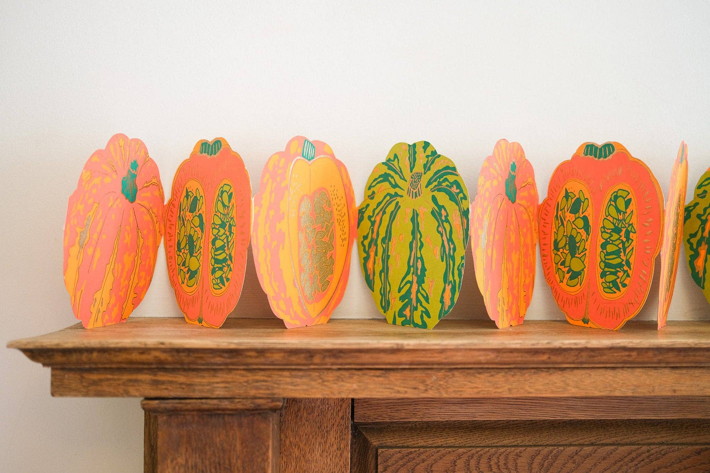 Pumpkins Concertina Garland · East End Press