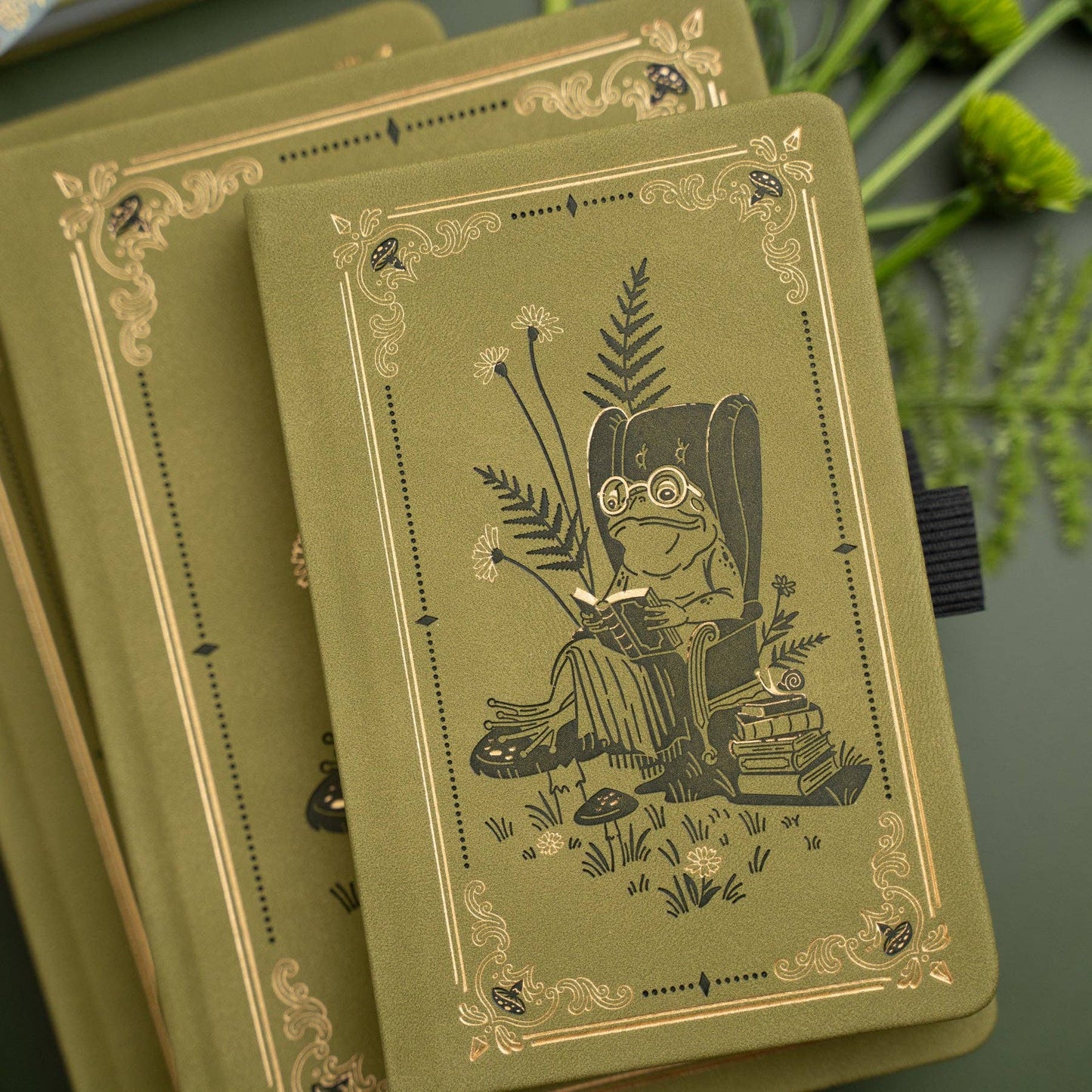 Literary Frog Dot Grid Notebook · Archer & Olive