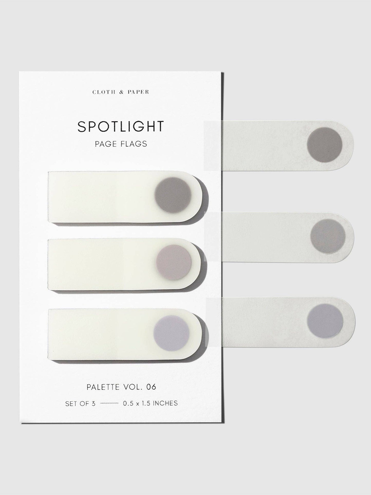Vol. 1E Spotlight Page Flag Set · Cloth & Paper