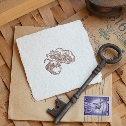 Acorn Handmade Paper Letterpress · Oblation Papers & Press