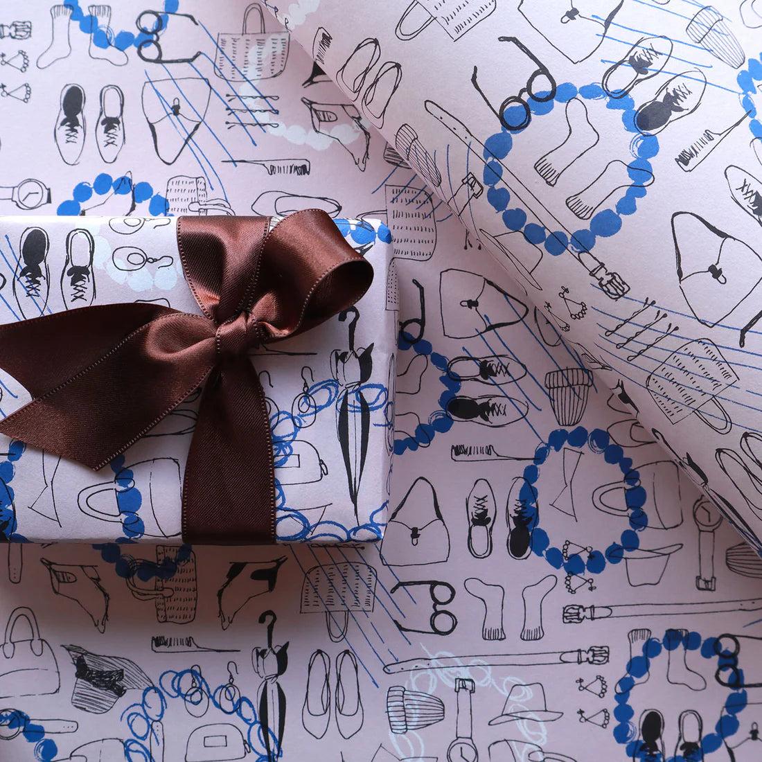 Daily Life Pattern Wrapping Paper · Regaro Papiro