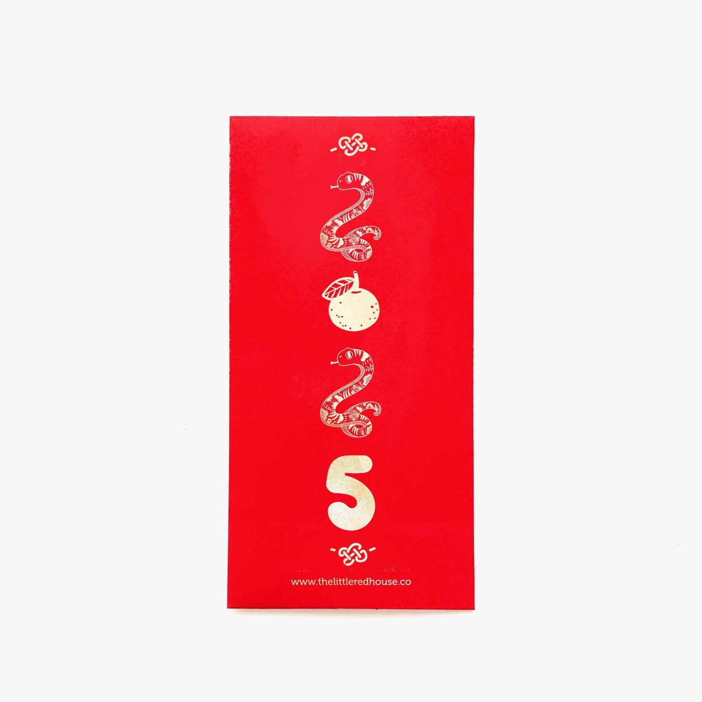 Snake & Tangerine 2025 Lunar New Year Red Pocket Envelopes · The Little Red House