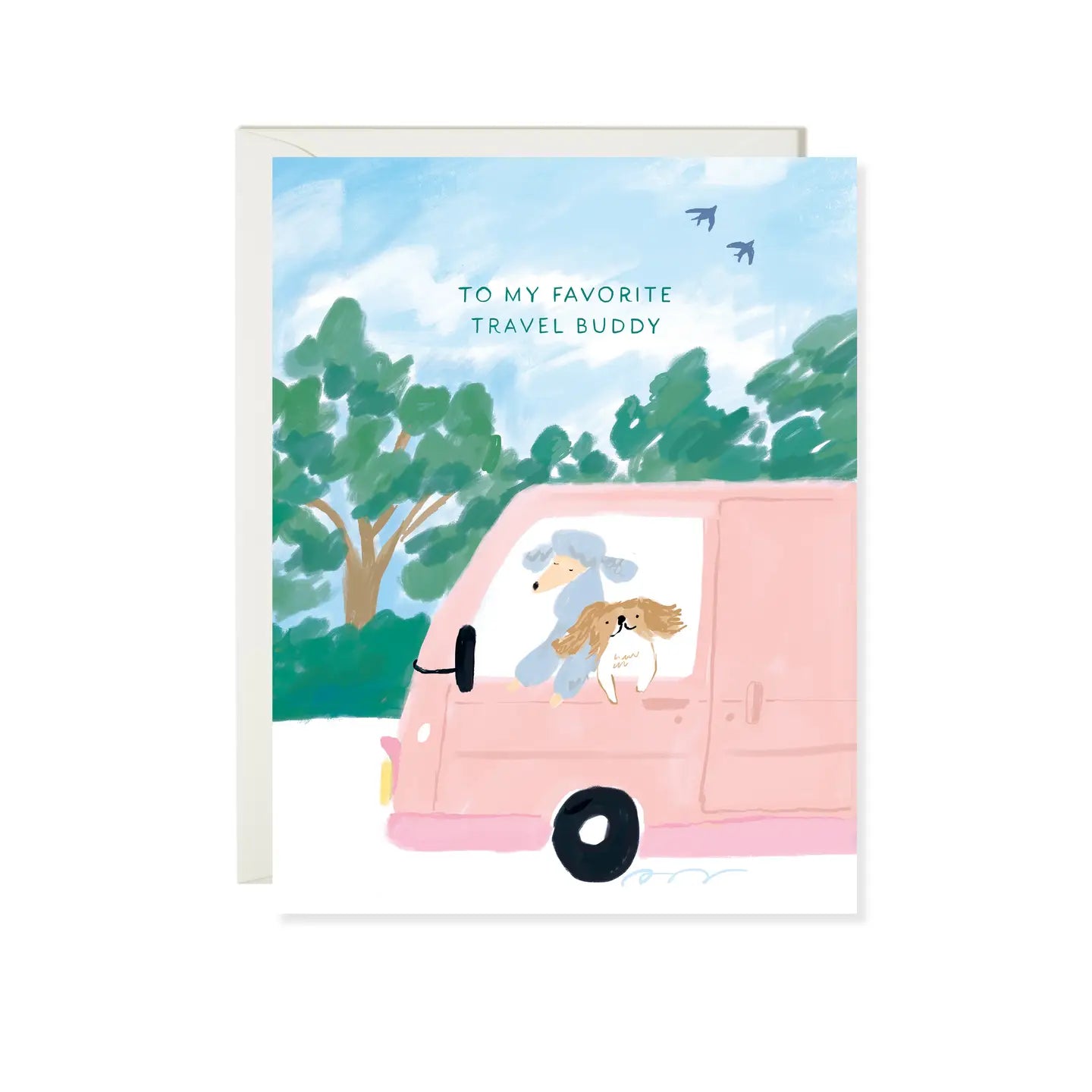 Travel Buddy Greeting Card · Karen Schipper