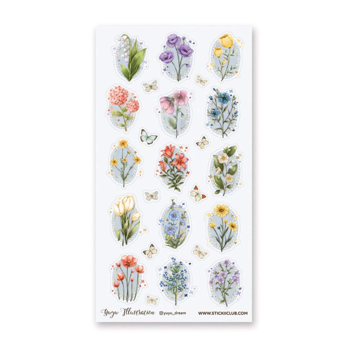 Floral Daydream Sticker Sheet