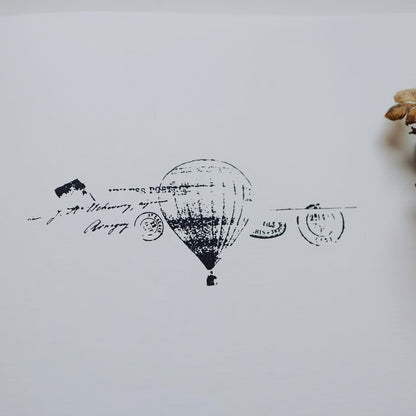 Balloon Rubber Stamp · Yohaku