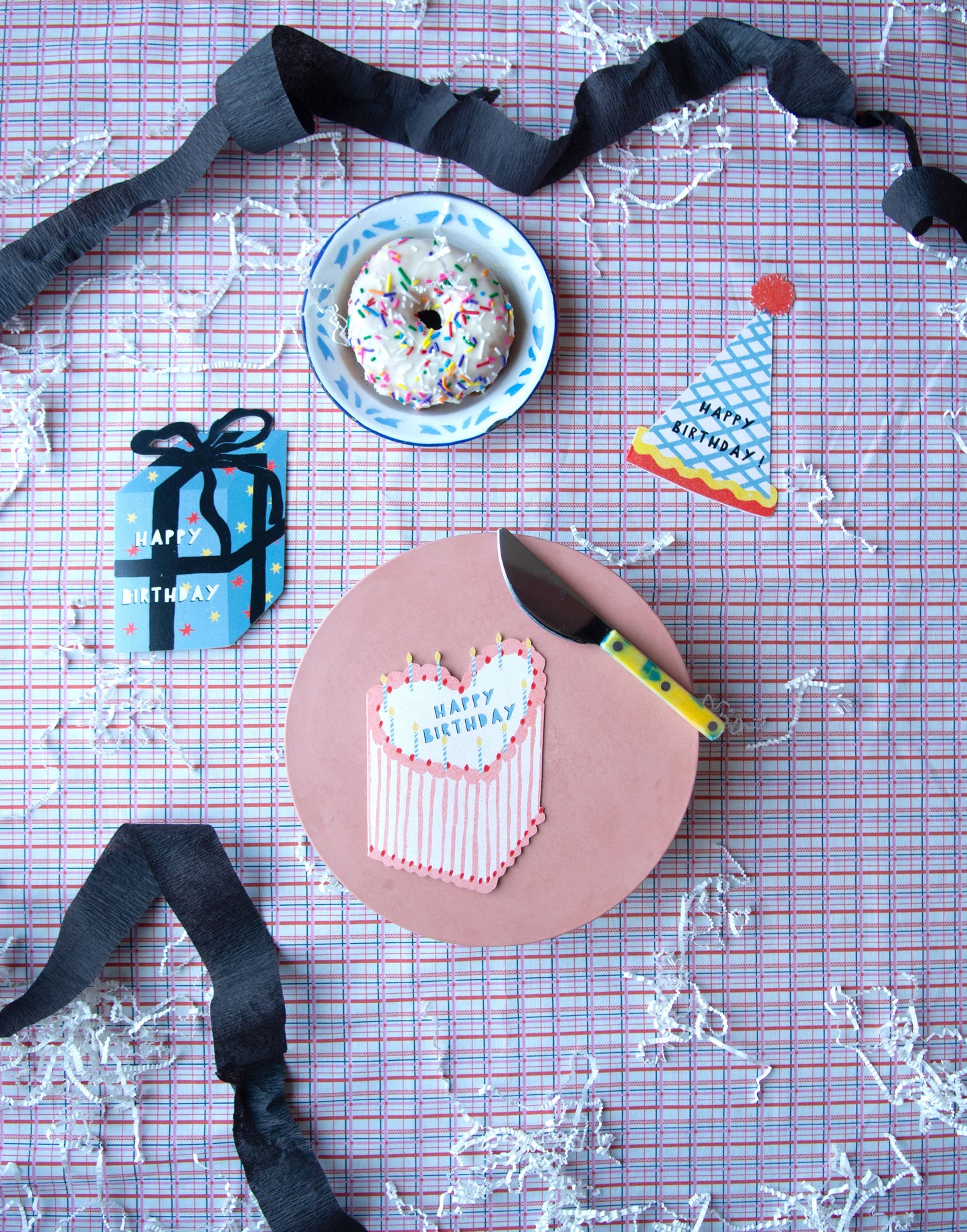Blue Gift Birthday Card · Isatopia