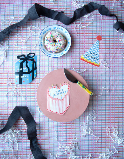 Blue Gift Birthday Card · Isatopia