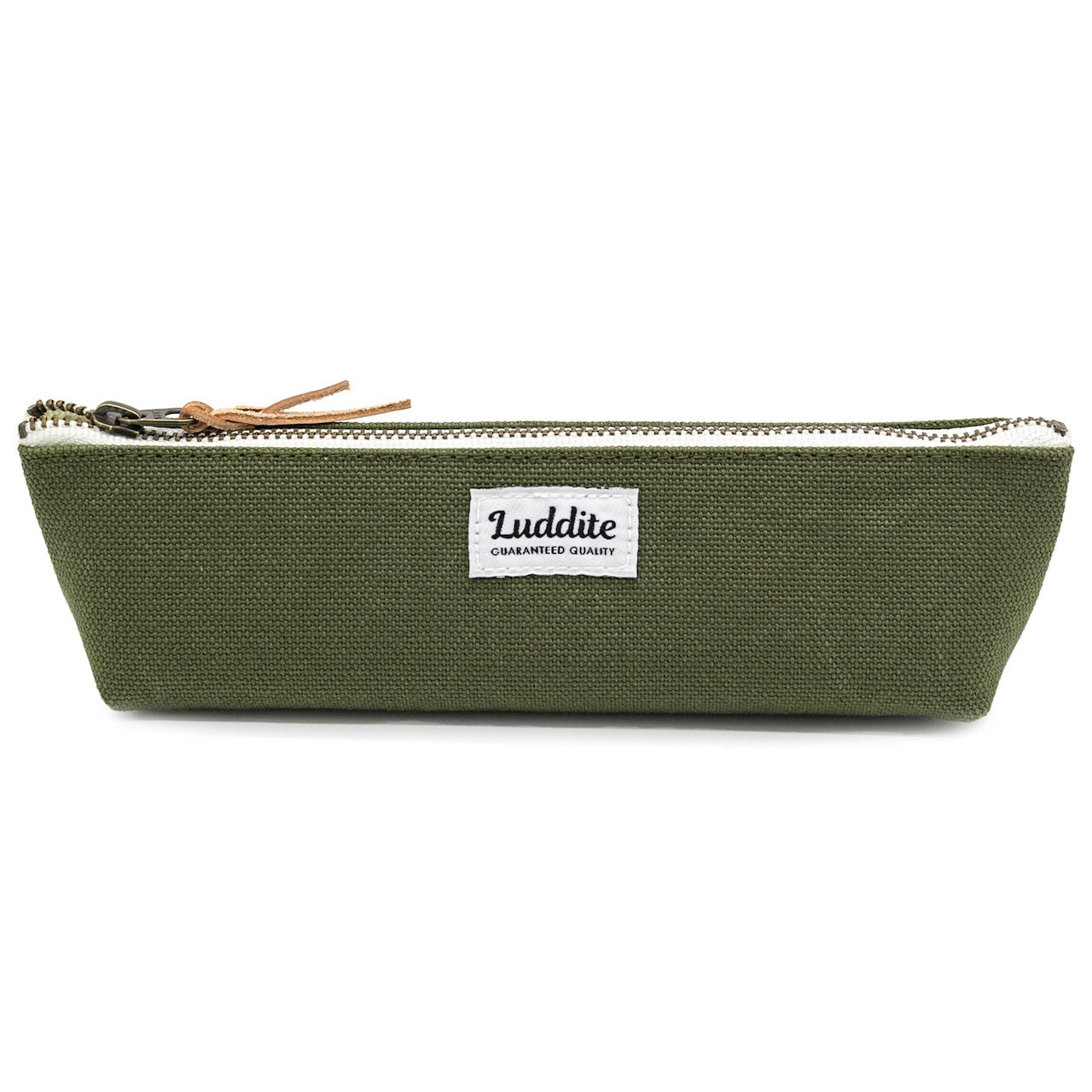 Khaki Kurashiki Canvas Boat Pen Case · LUDDITE