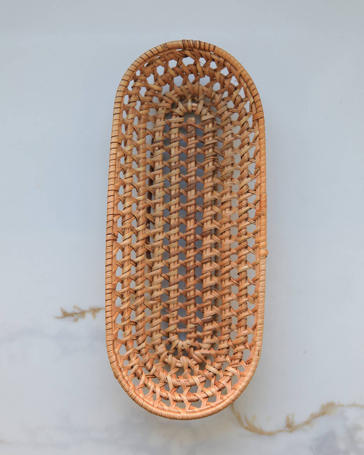 Small Oval Rattan Basket