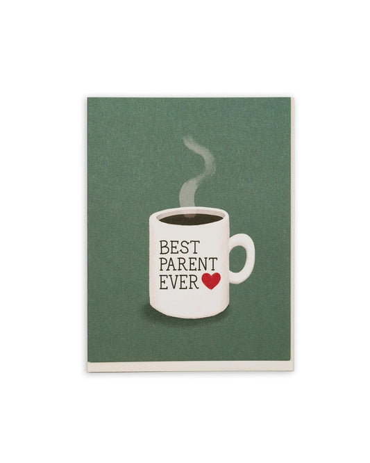 Best Parent Mug Greeting Card · Small Adventure