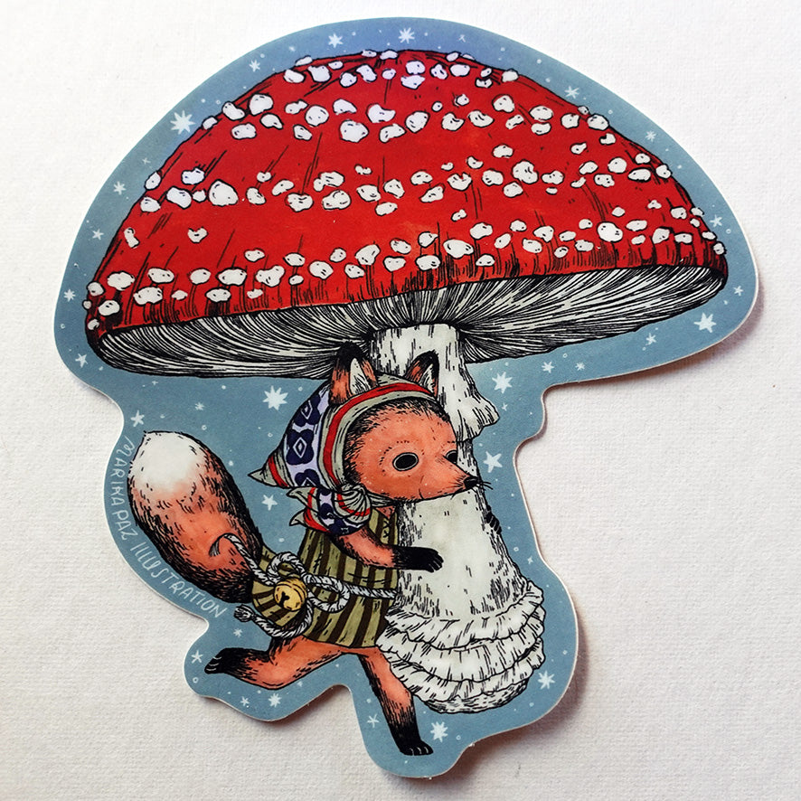 Big Mushroom Sticker · Marika Paz Illustration