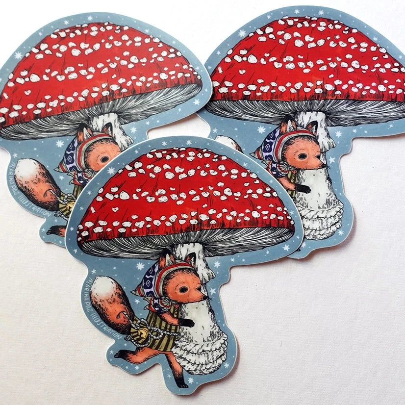 Big Mushroom Sticker · Marika Paz Illustration