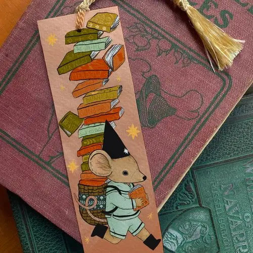 Booksworth Bookmark · Marika Paz Illustration