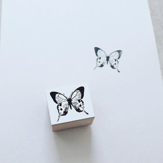 Butterfly Rubber Stamp · Yohaku