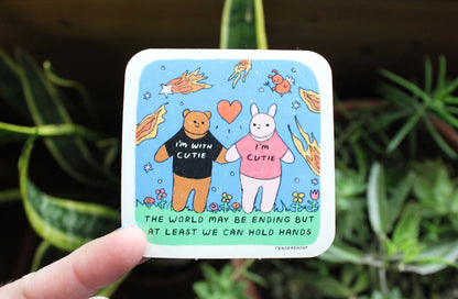 Hold Hands Sticker · Tender Ghost