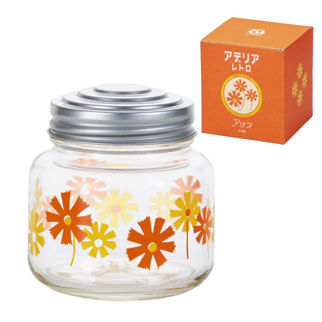 Lily of the Valley Mini Glass Bonbon Jar · Aderia Retro