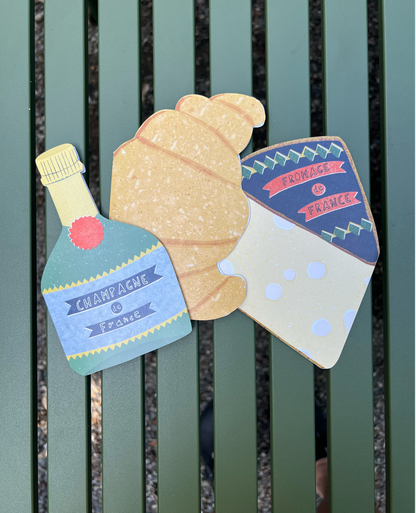 Croissant Die Cut Card · Isatopia