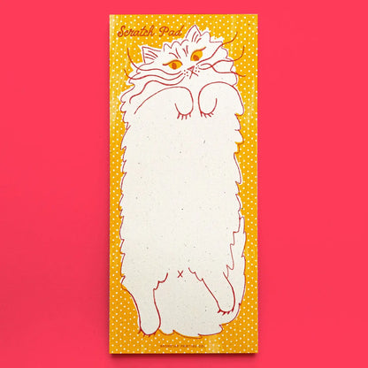 Scratch Pad Cat Risograph Notepad · Bromstad Printing Co.