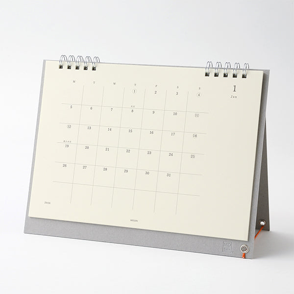 spiral binding calendar minimalistic 