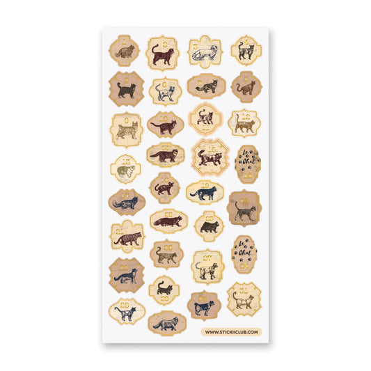 Daily Cats Sticker Sheet · STICKII