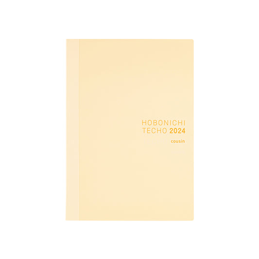 2024 Hobonichi Techo English Cousin Book [A5 size/Daily/Jan start/Mon start]