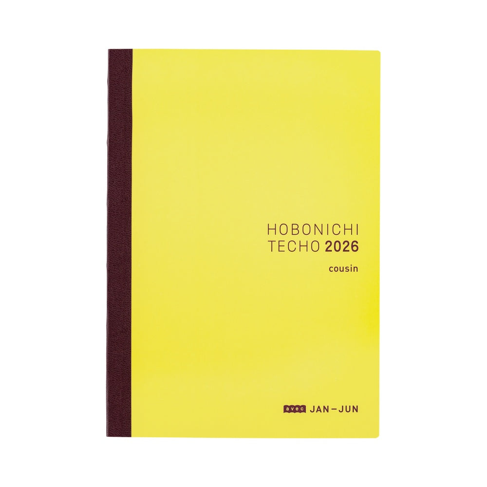 2026 Hobonichi Techo Japanese Cousin Avec Books《January Start | Japanese | 2-Book Set | A5》