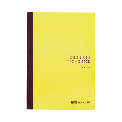 2026 Hobonichi Techo Japanese Cousin Avec Books《January Start | Japanese | 2-Book Set | A5》