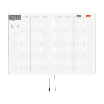 2026 Hobonichi Techo A5 English HON Slash / Ivory《January Start | English | A5》
