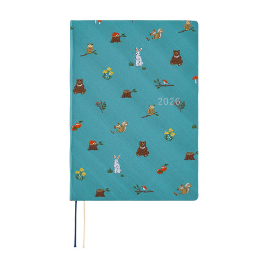 2026 Hobonichi Techo A5 English HON / Bow & Tie: In the Forest《January Start | English | A5》