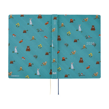 2026 Hobonichi Techo A5 English HON / Bow & Tie: In the Forest《January Start | English | A5》