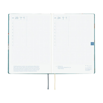 2026 Hobonichi Techo A5 English HON / Bow & Tie: In the Forest《January Start | English | A5》