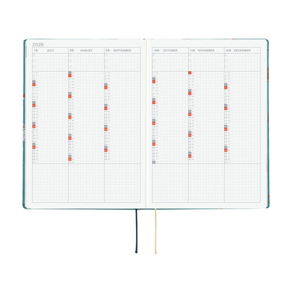 2026 Hobonichi Techo A5 English HON / Bow & Tie: In the Forest《January Start | English | A5》