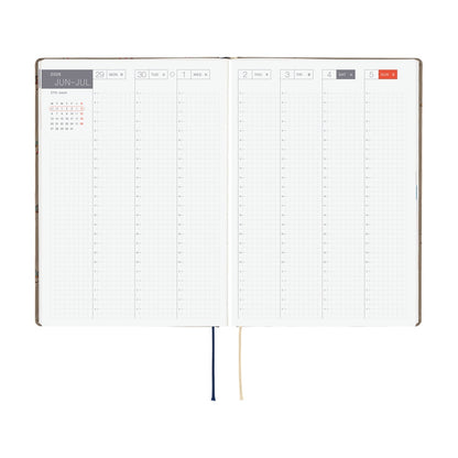 2026 Hobonichi Techo A5 English HON / Bow & Tie: Galloping Horses《January Start | English | A5》