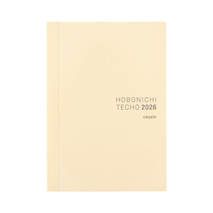 2026 Hobonichi Techo Japanese Cousin Book《January Start | Japanese | A5》