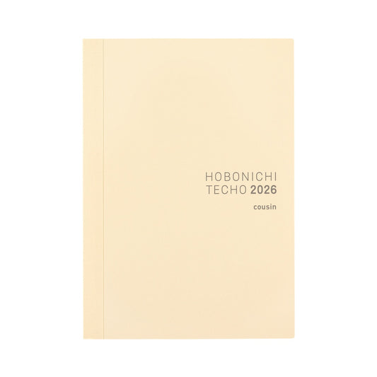2026 Hobonichi Techo Japanese Cousin Book《January Start | Japanese | A5》