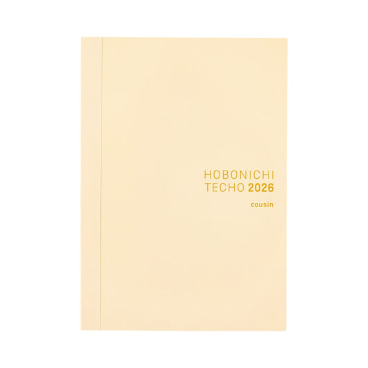 2026 Hobonichi Techo English Cousin Book《January Start | English | A5》