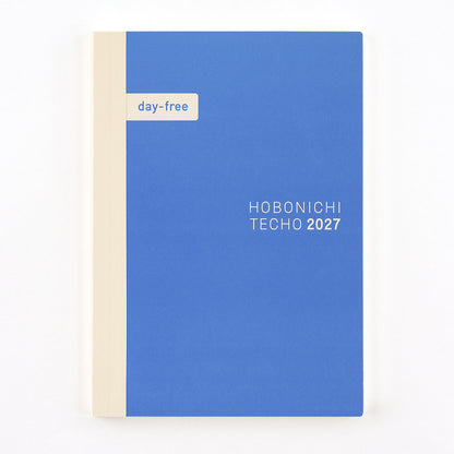 2027 Hobonichi Techo Japanese Day-Free Book《A5 size/Monthly/Jan start/Mon start》